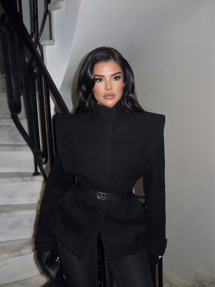 Blazer Sculptural Noir