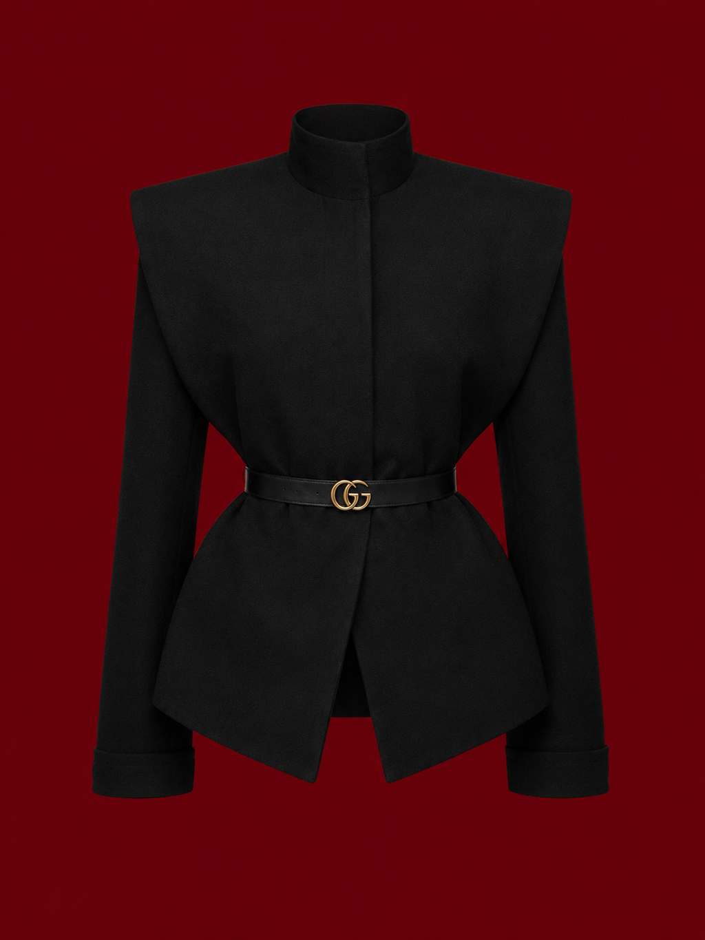 Blazer Sculptural Noir