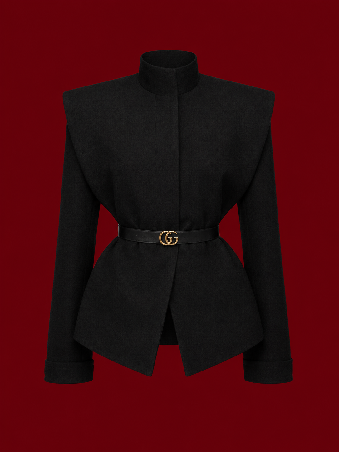 Blazer Sculptural Noir