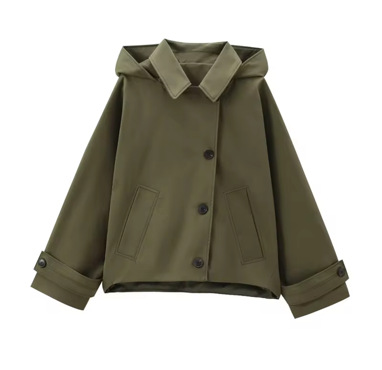 Veste à Capuche Kaki