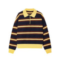 Pull Maille Rayé Col Polo